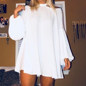 Free People White Mini Dress